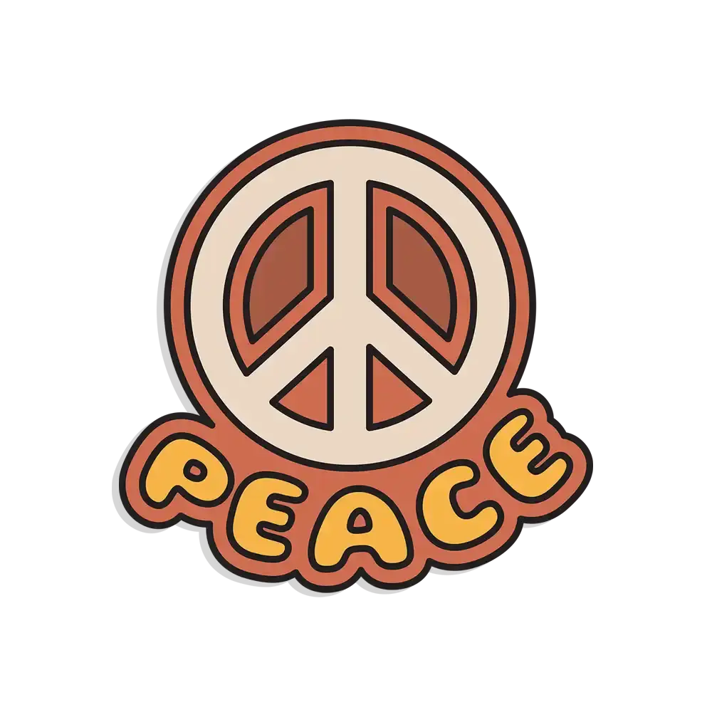 Peace-Sticker