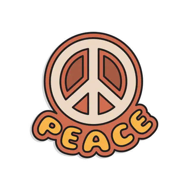 Peace Sticker