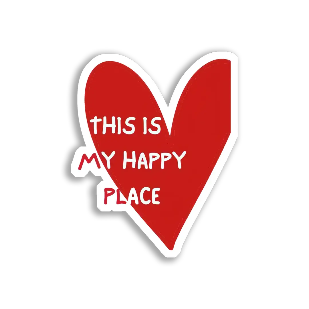 This Is My Happy Place Sticker