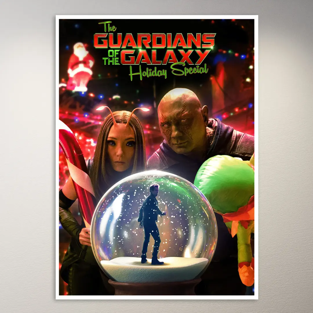 Guardians Holiday Special Schneekugel Poster