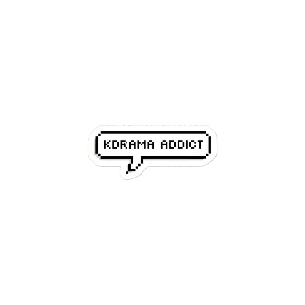 Kdrama addict Sticker