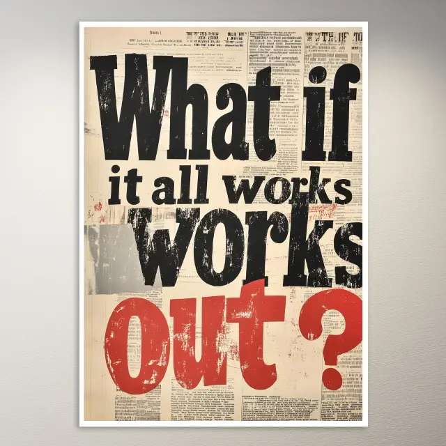 Was, wenn alles klappt? Poster