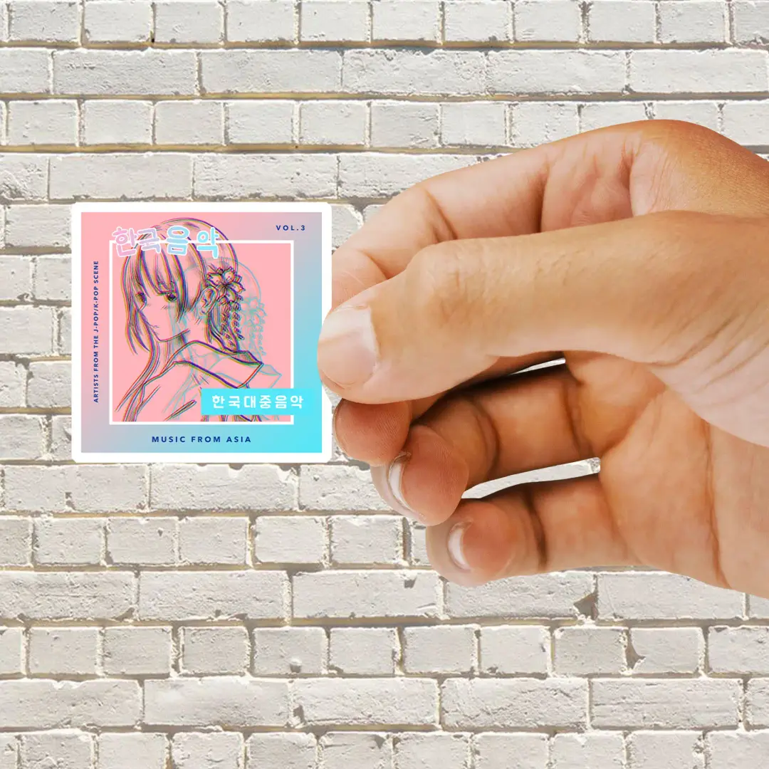 K-POP Album Cover Sticker