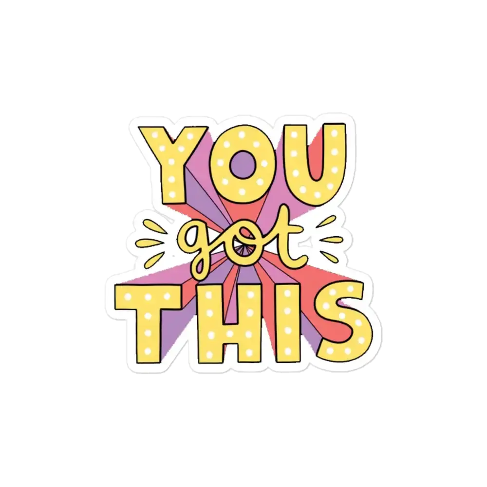 Du schaffst das Sticker