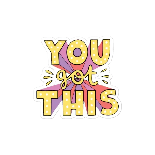 Du schaffst das Sticker