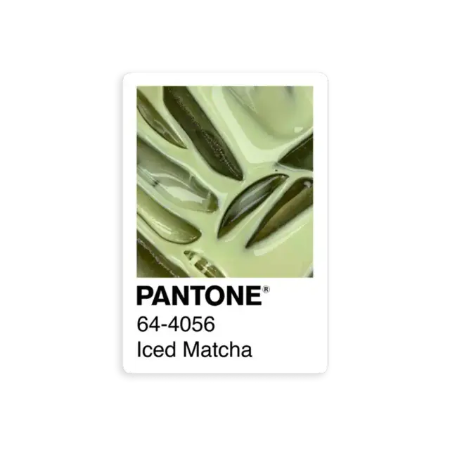 Pantone Matcha Sticker