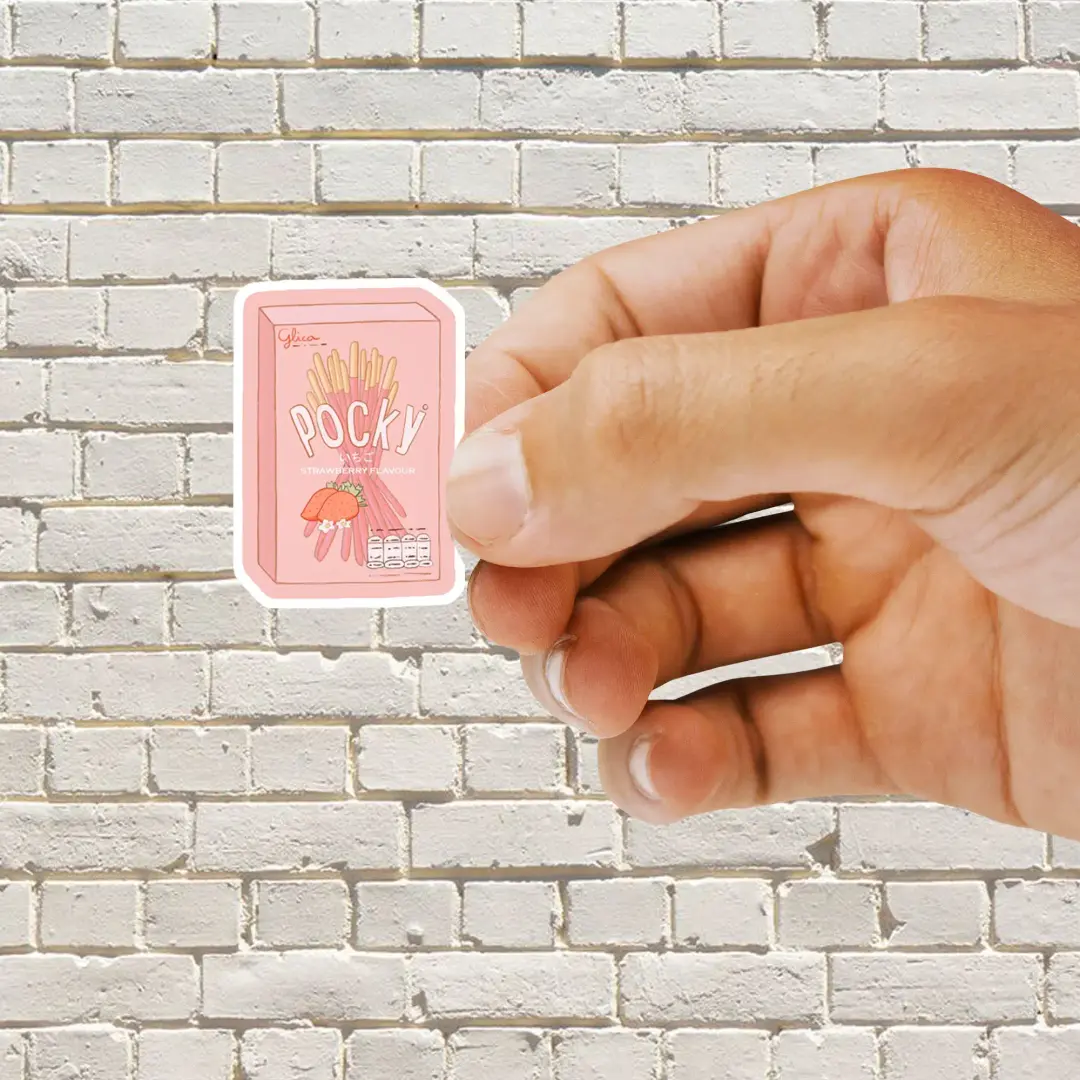 Strawberry Pocky Sticker