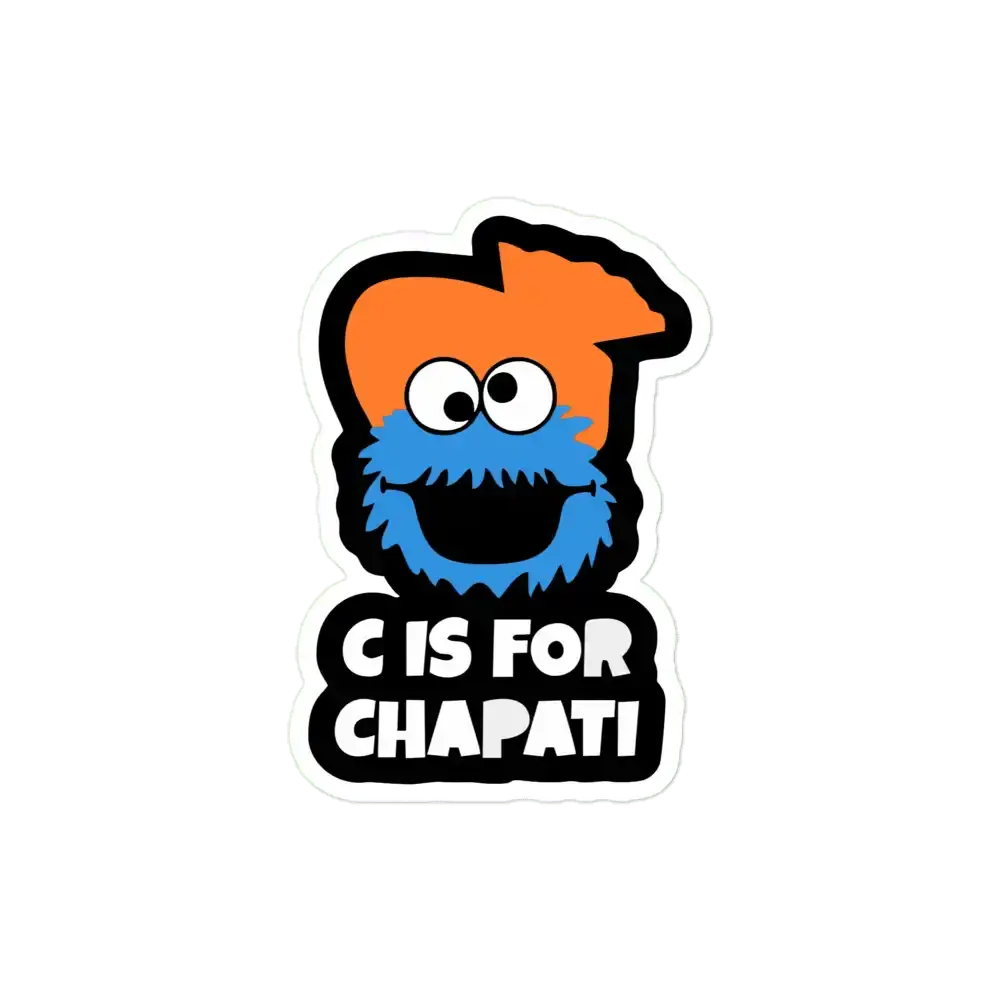 C is for Chaipati Sticker