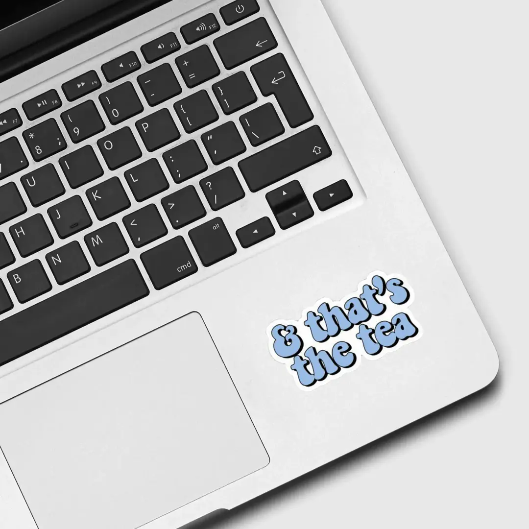 That�s the Tea Blue Sticker