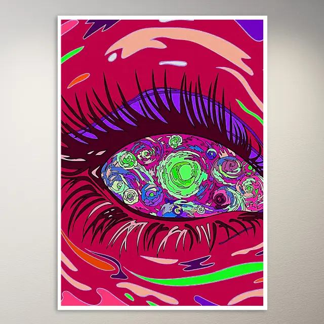 Trippy Kunst-Poster
