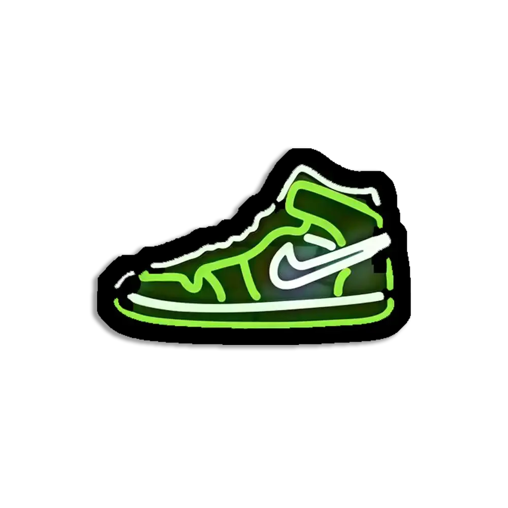 Neon-Schuh Sticker