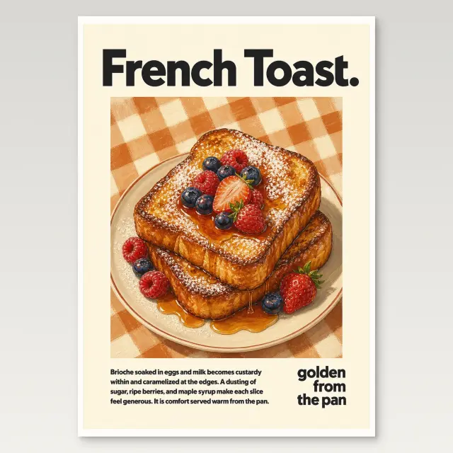 French Toast Poster