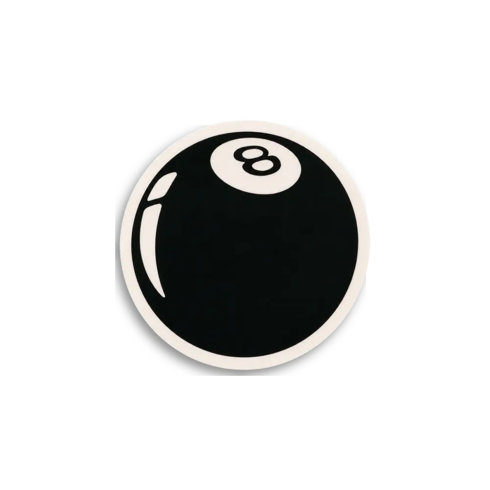 Smiling 8 Ball Sticker