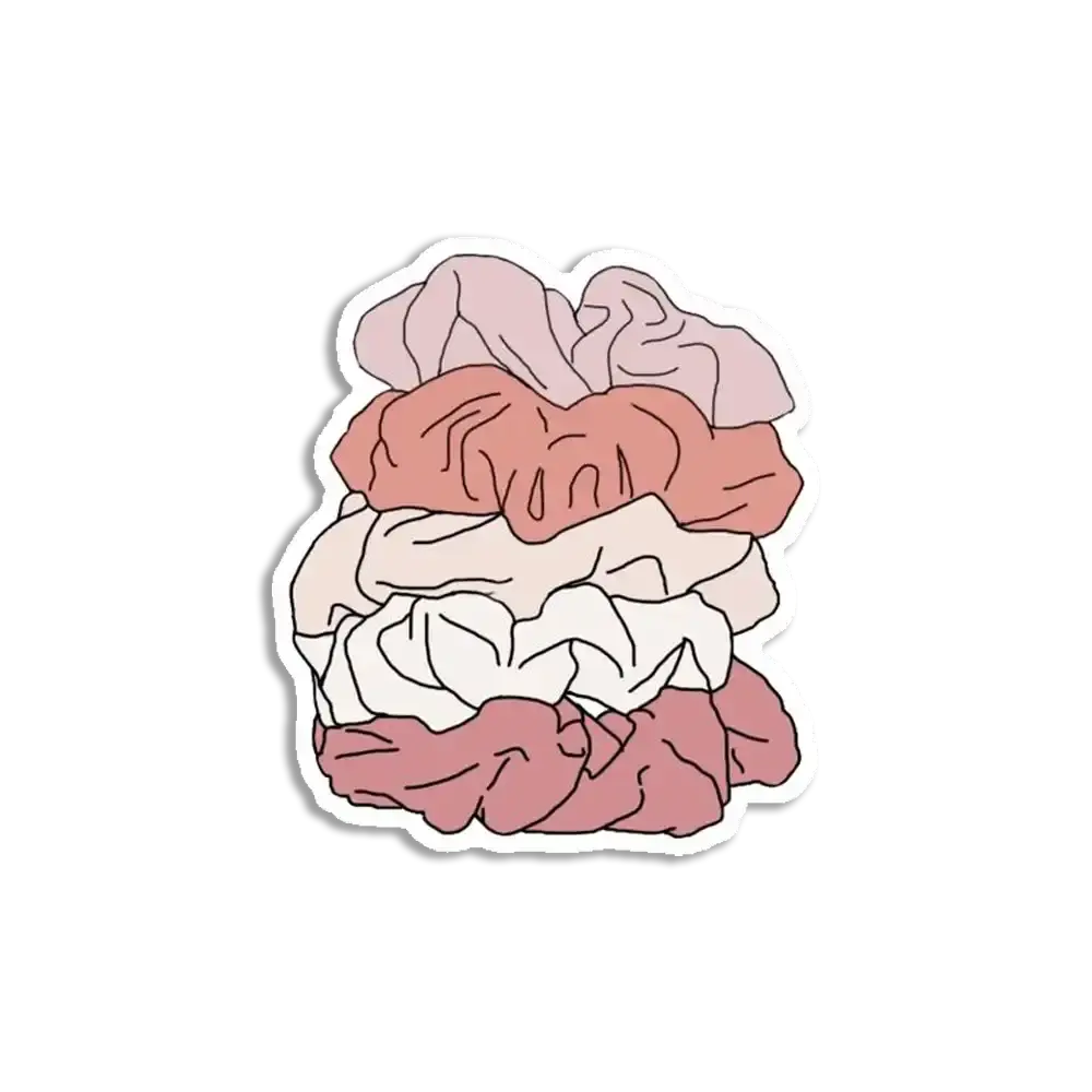 Scrunchies-Sticker