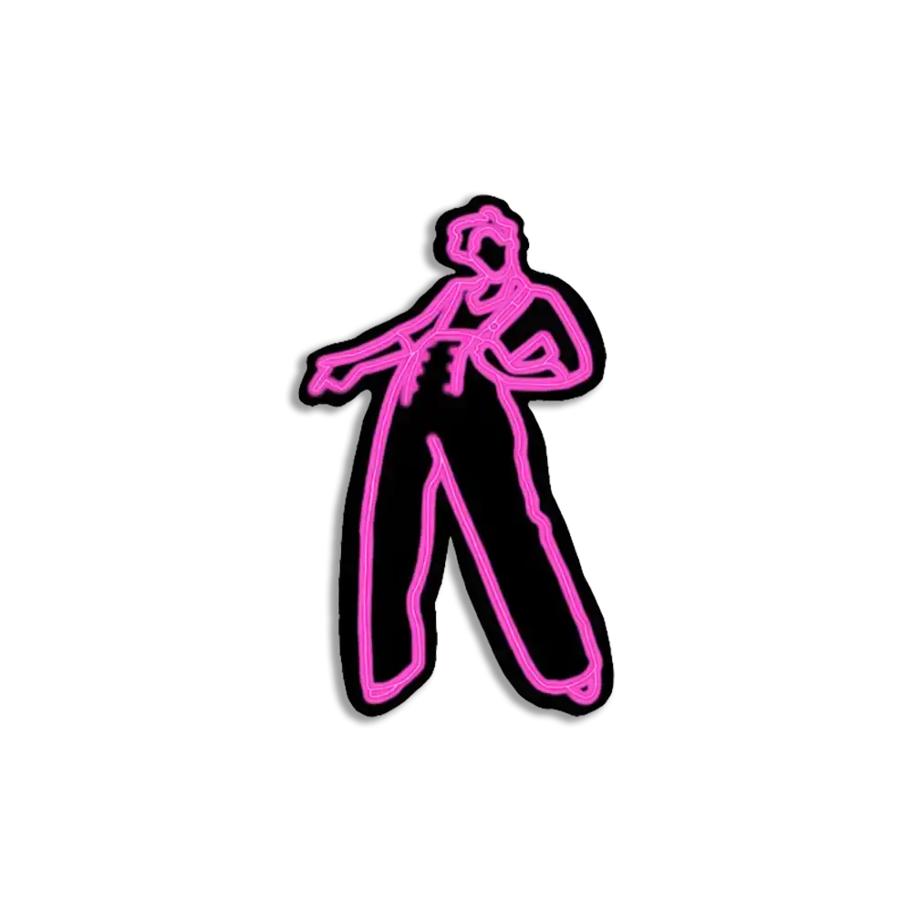 Neon Harry Styles Sticker