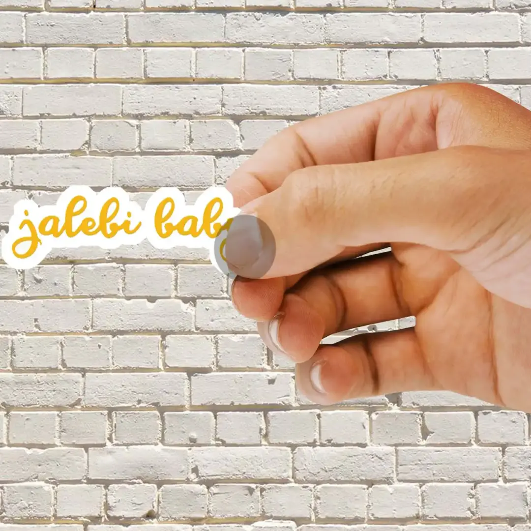 Jalebi Baby Desi-Kunst-Sticker