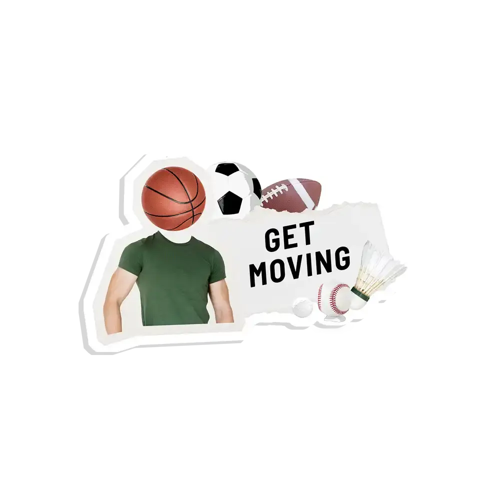 Beweg dich Sticker