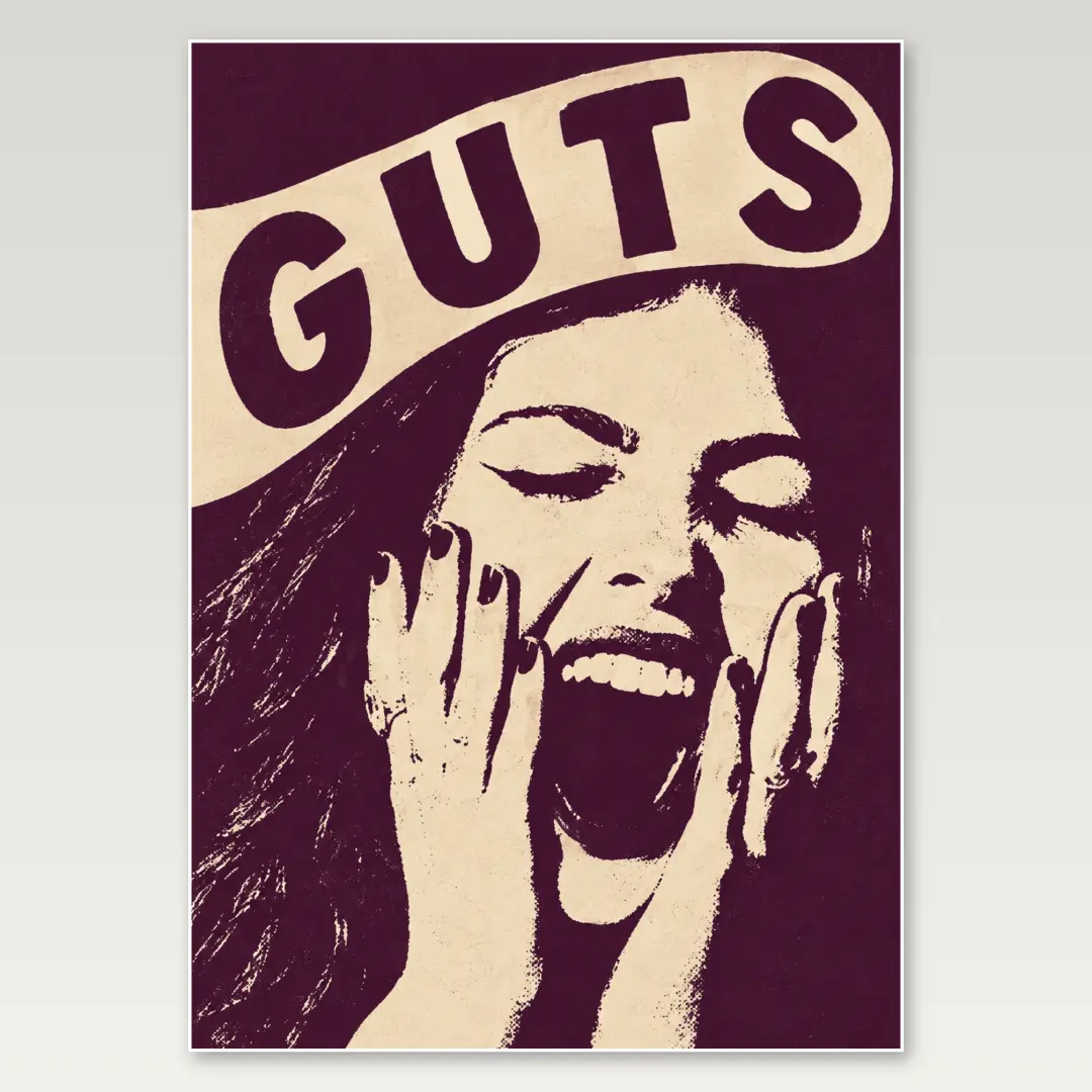 Olivia Rodrigo Guts A4 Poster