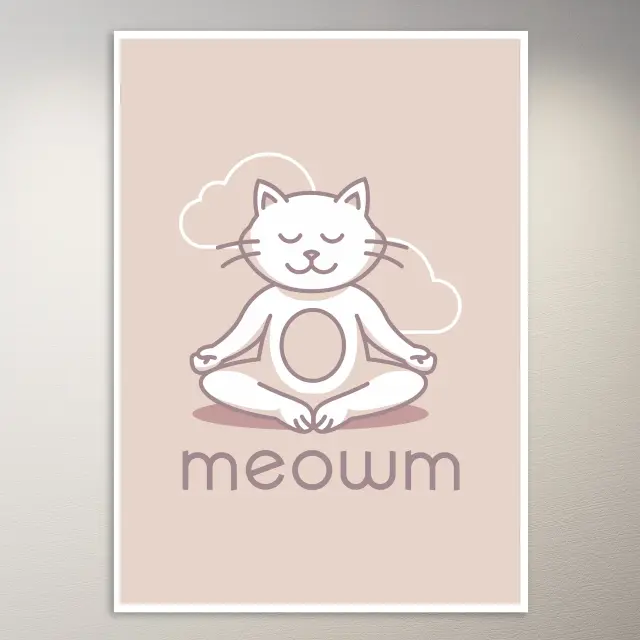 Miau | Póster tierno