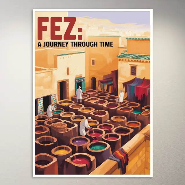 Fès Reiseposter