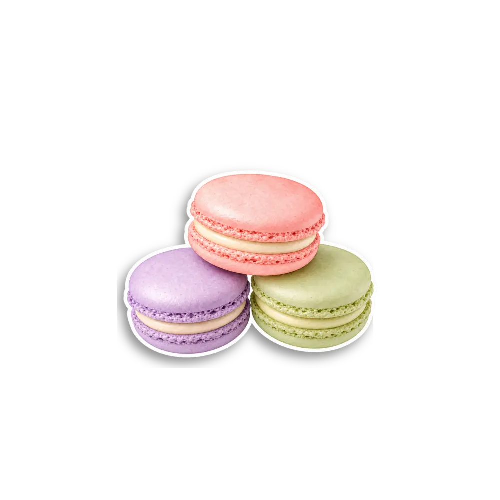 Macarons-Sticker