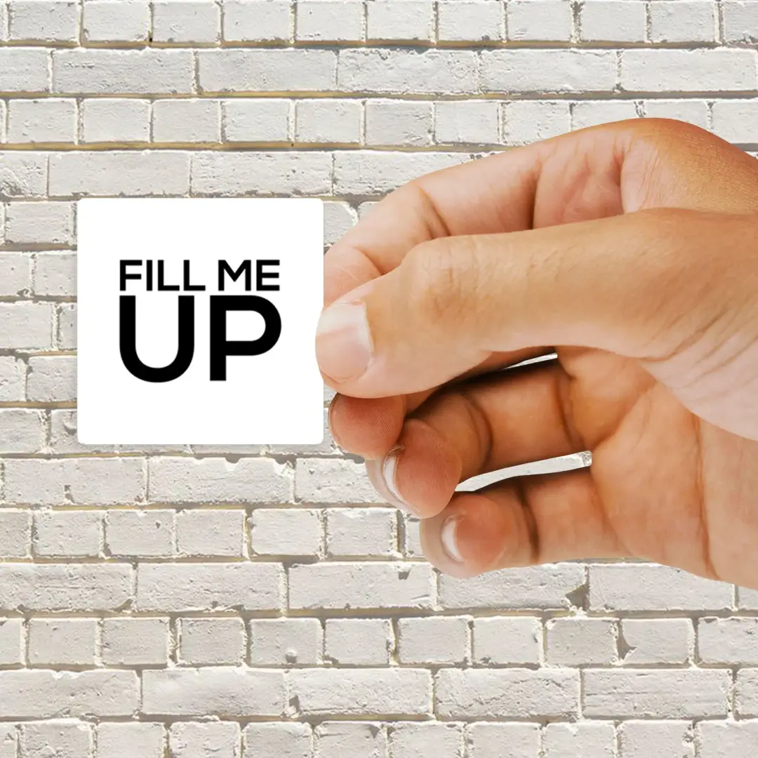 Forget Beam Me Up Fill Me Up Sticker