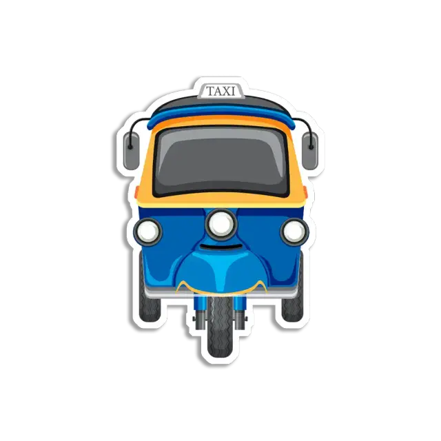 Tuktuk Sticker