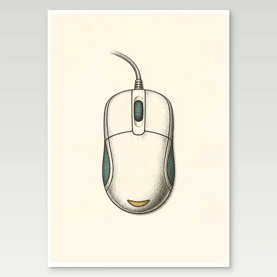 Computer Mouse Poster