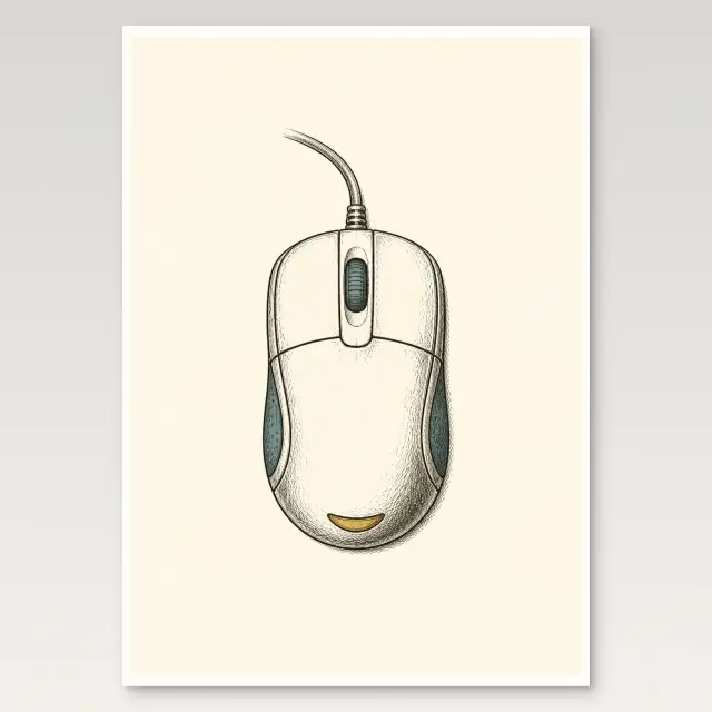 Computer Mouse Poster