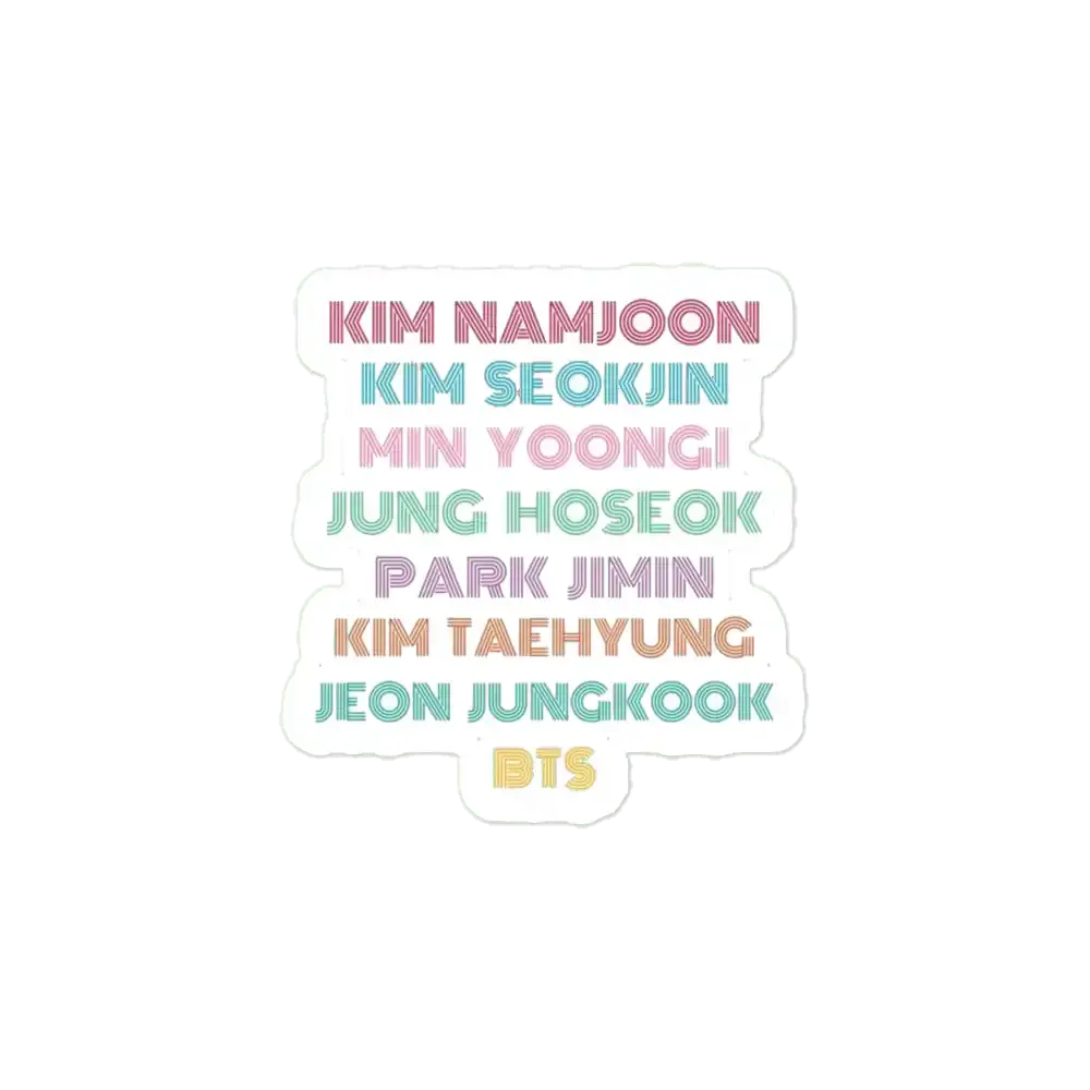 BTS Sticker