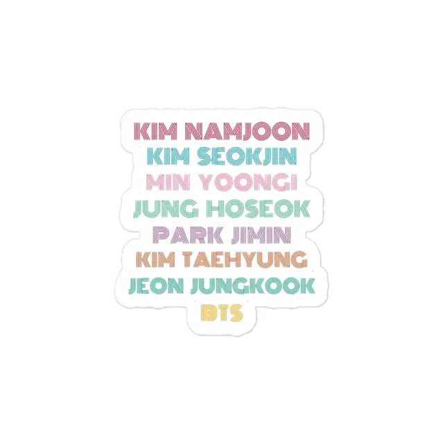 Pegatina de BTS