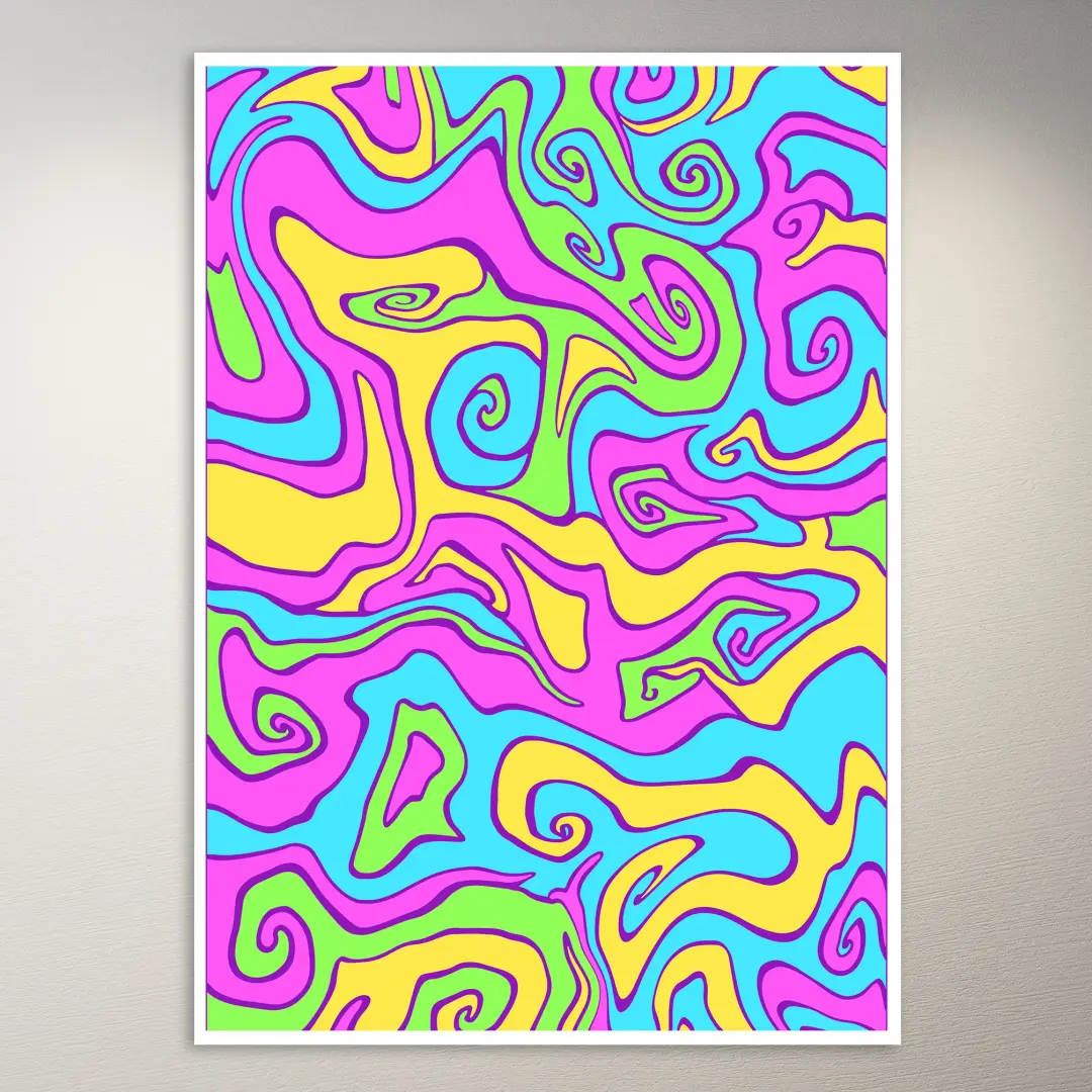 Trippy Kunst-Poster