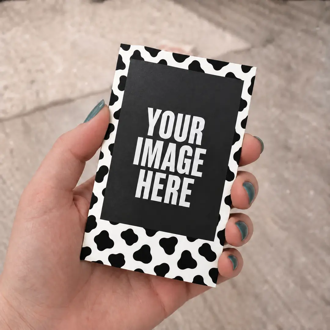 Cow Print Polaroids
