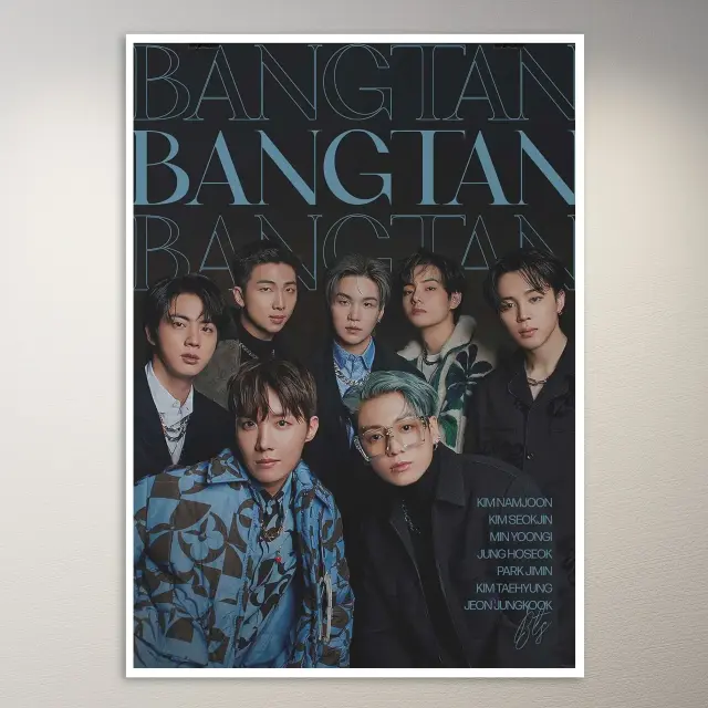 BTS Bangtan OT7 inspiriertes Poster | K-Pop-Poster | BTS-Poster