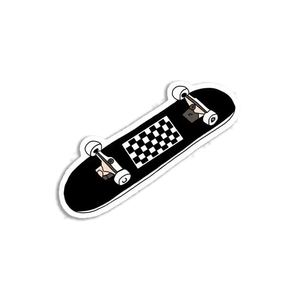 Skateboard-Sticker