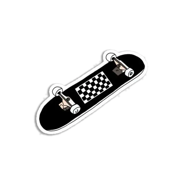 Skateboard-Sticker