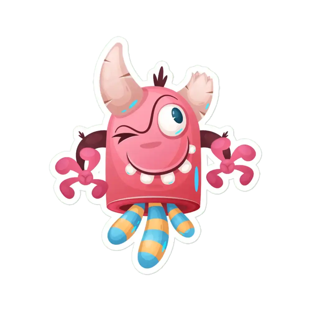 Bezauberndes Monster Sticker