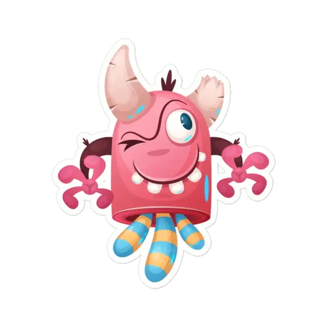 Bezauberndes Monster Sticker