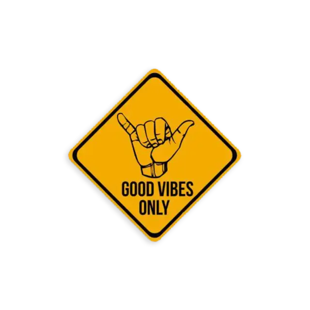 Cooler Shaka Sticker