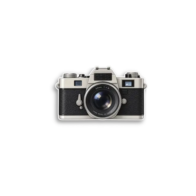 Vintage Film Camera Sticker