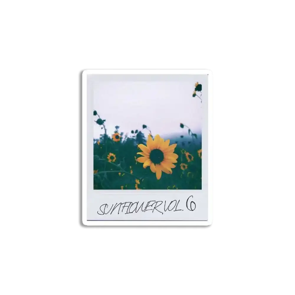 Sonnenblumen-Polaroid Sticker