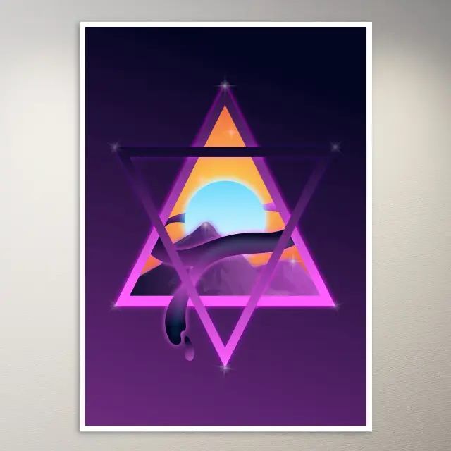 Trippy Art Poster