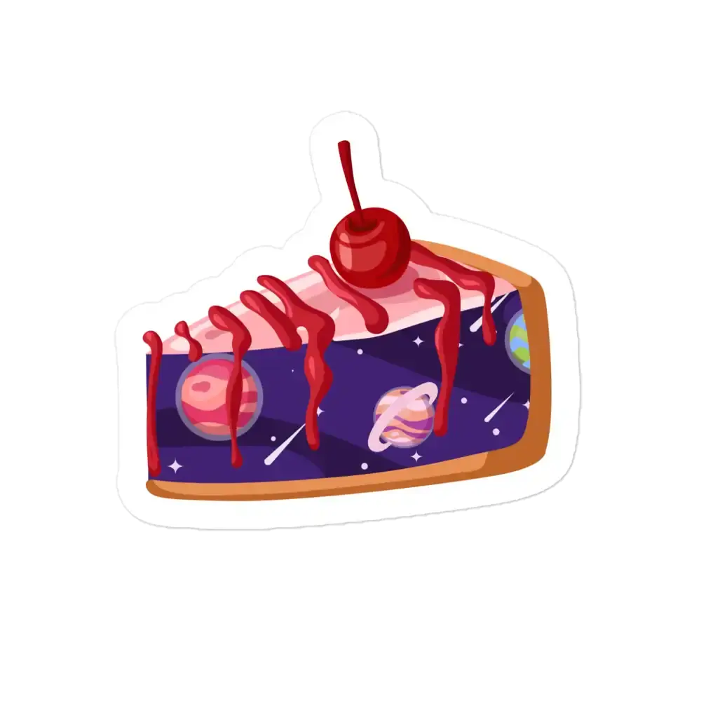 Space Cake Sticker