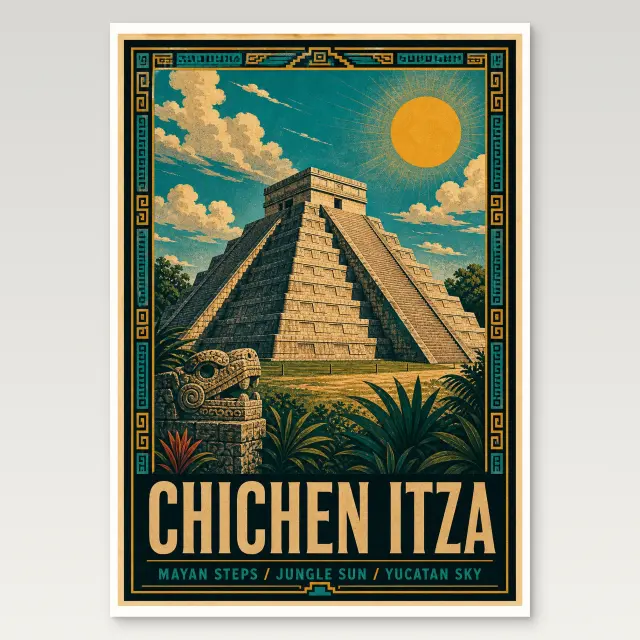 Chichen Itza Poster