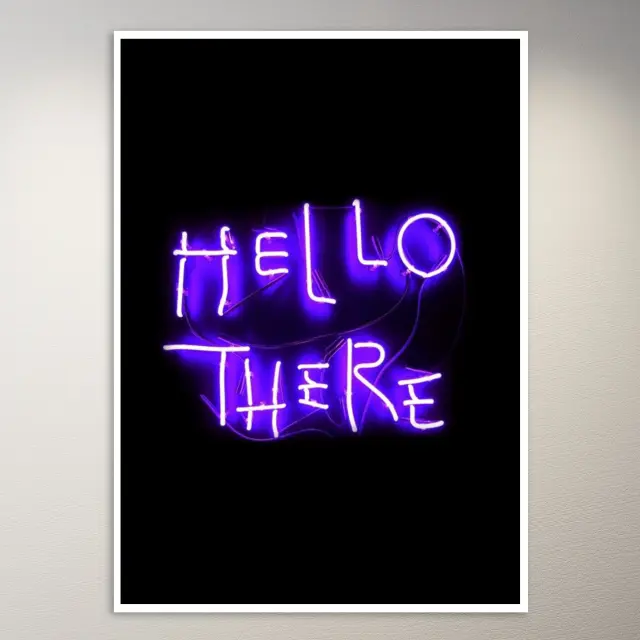 Hello There | Ästhetik-Poster