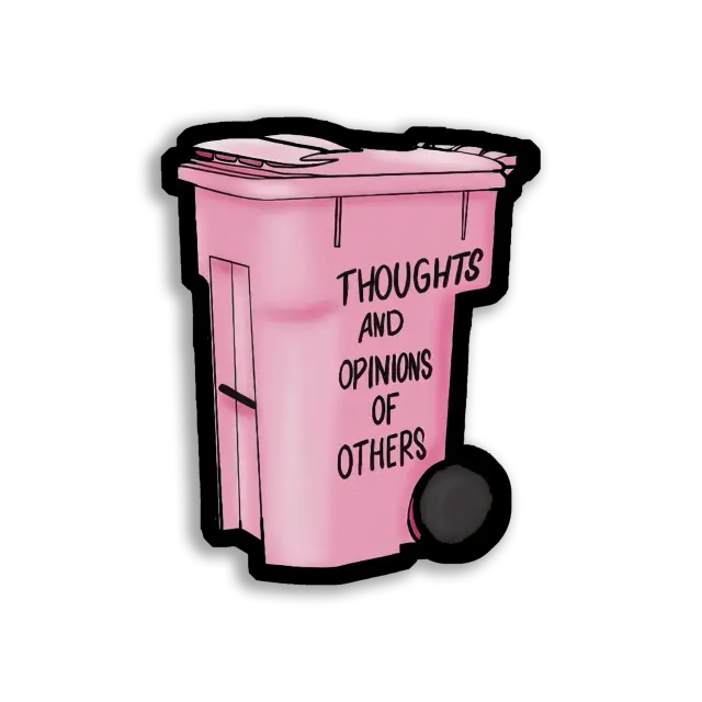 Pegatina Pensamientos y opiniones de los demás