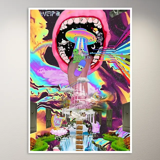 Trippy Kunst-Poster