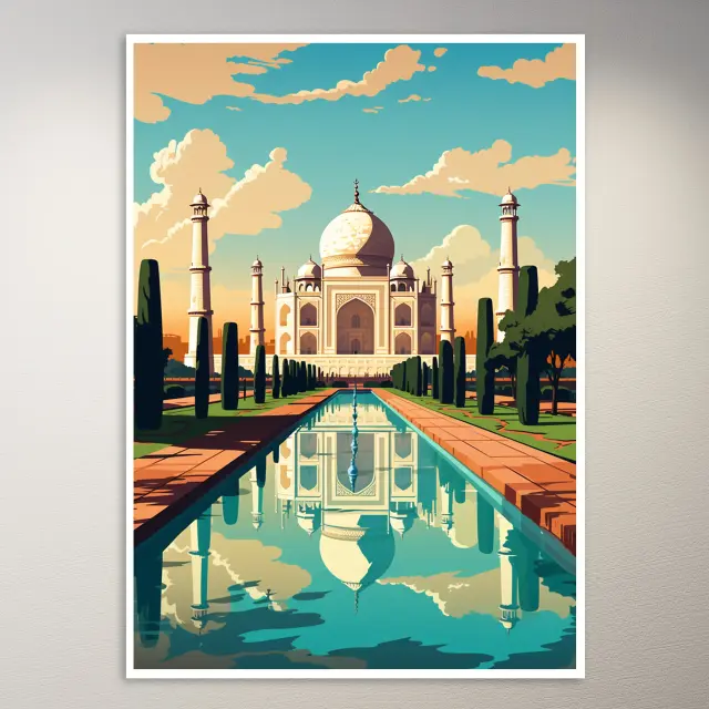 Das Taj Mahal Poster