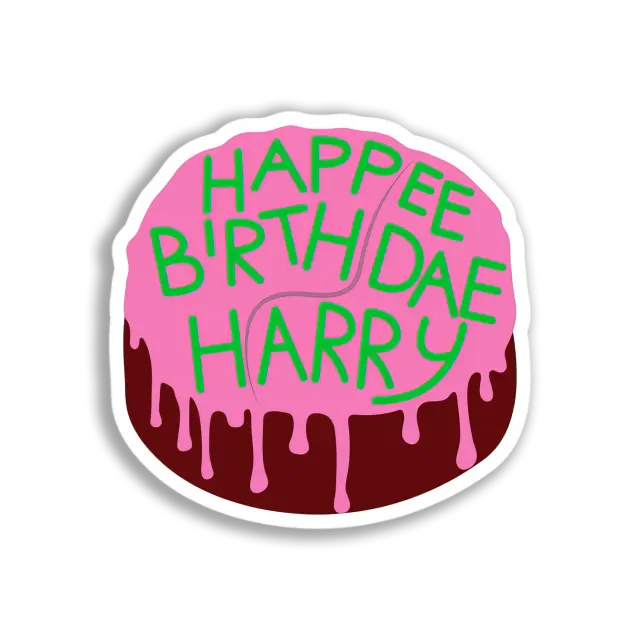 Harrys Geburtstagskuchen Sticker