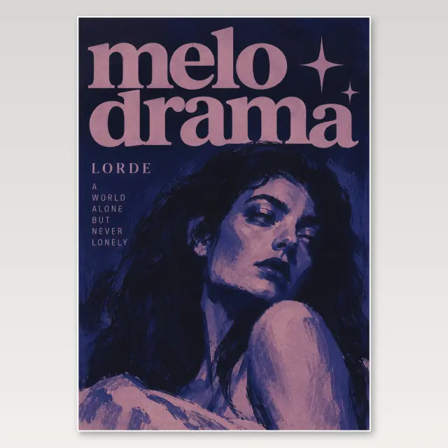 Melodrama Dark A4 Poster